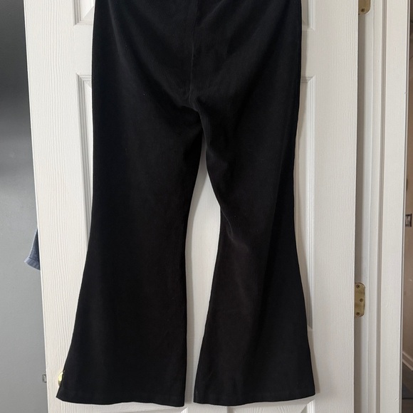 Aerie-Black Wide-Leg Pants - Picture 3 of 4